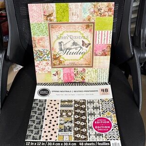 Craft Paper Pad - Spring Neutrals Never Been Used